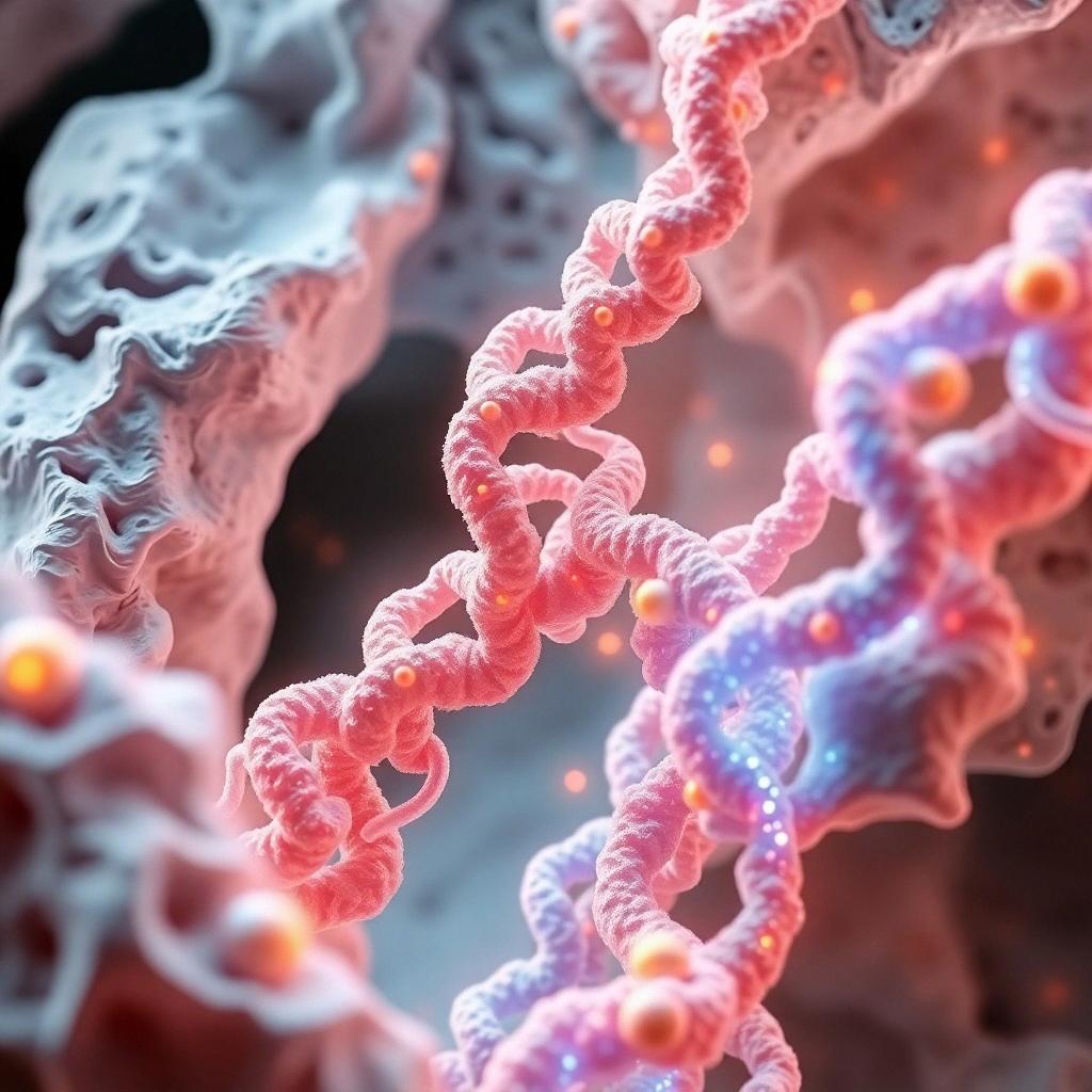 Protein manifold learning artwork
