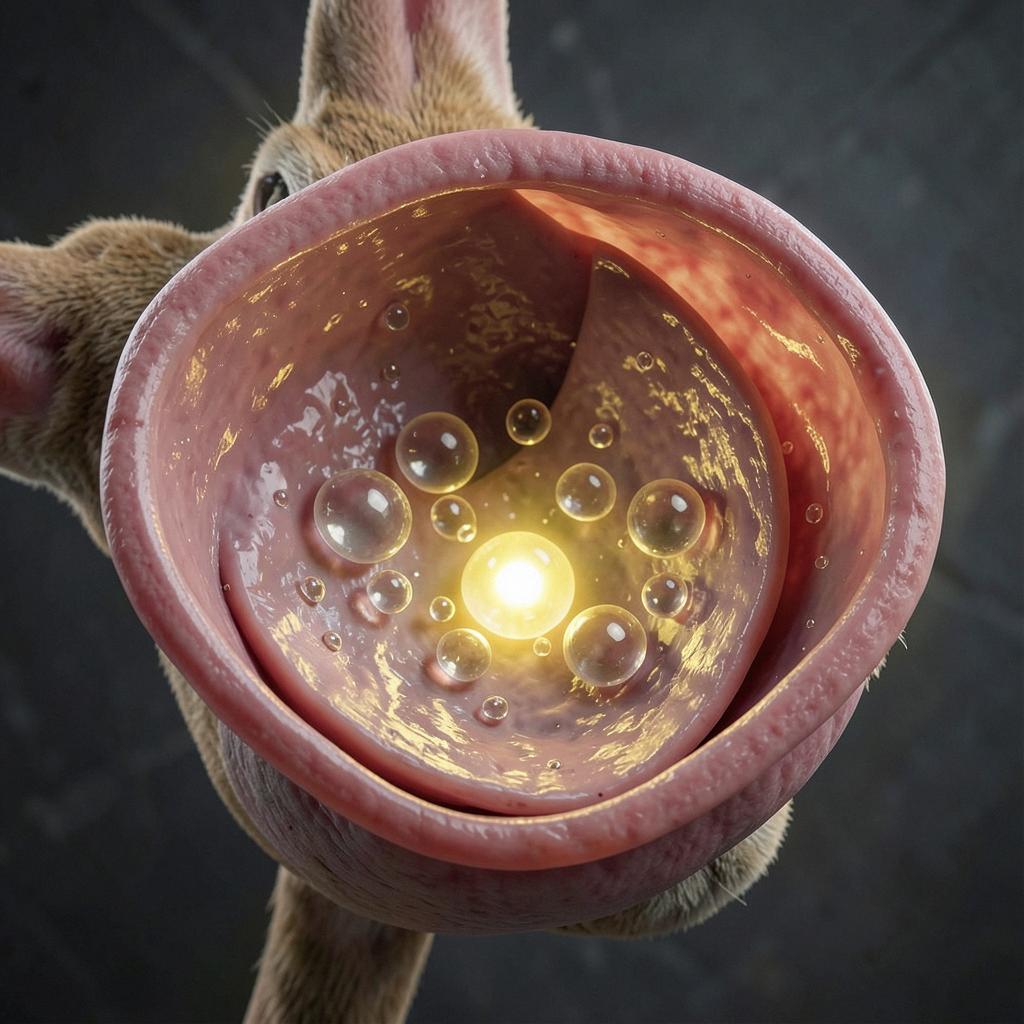 Rabbit atherosclerosis illustration
