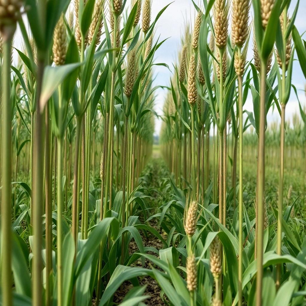 Sweet sorghum genomics illustration