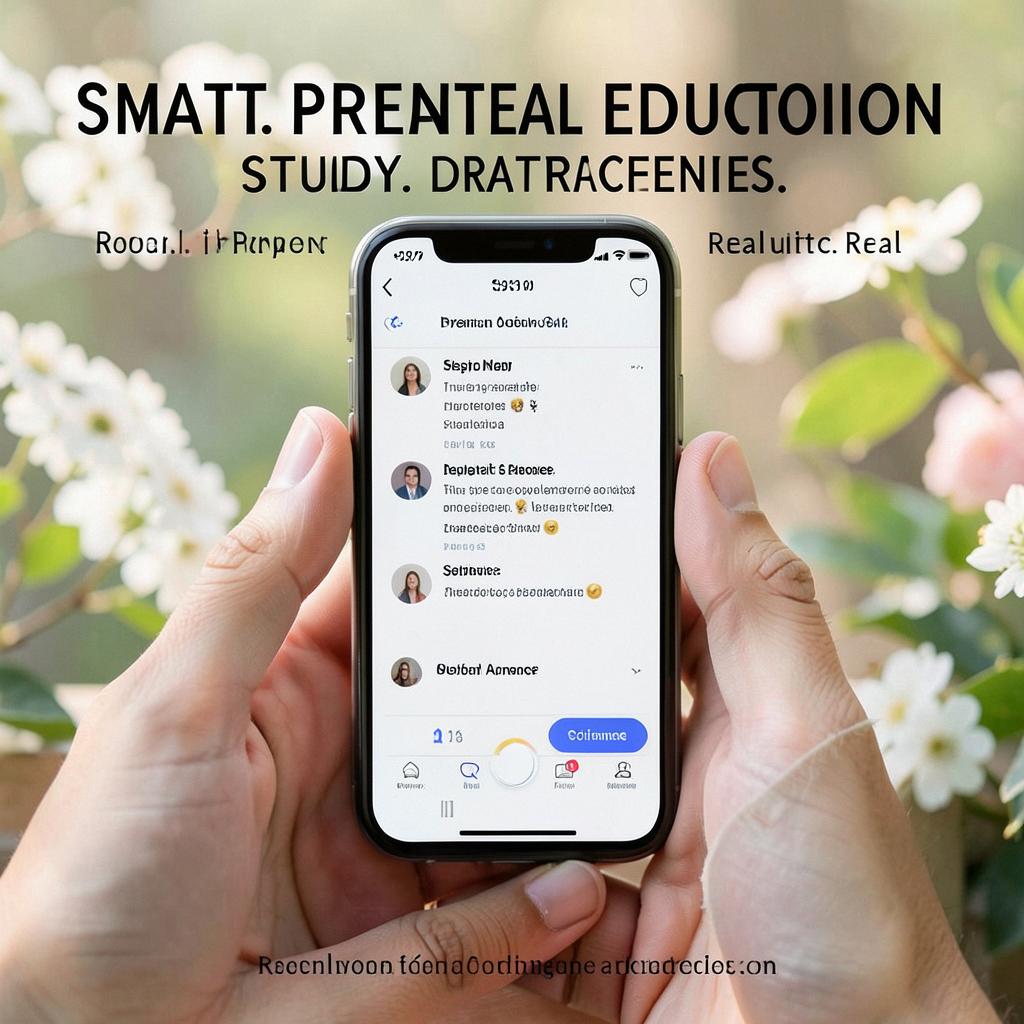 Smartphone prenatal education